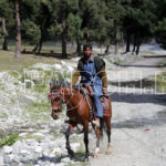 A Gujjar on his ride, Domail, Minimarg, Asore, Gilgit-Baltistan, August 3, 2017