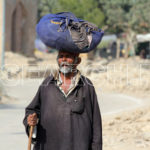 A bagger, Makli hills, Thatta, Sindh, December 26, 2014