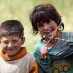 A boy with her sister, Astore, Gilgit-Baltistan, August 30, 2016