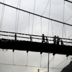 A bridge in the city, Gilgit, Gilgit-Baltistan, November 4, 2016