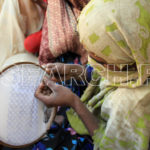 A lady doing embroidery work, D I Khan, KP, November 10, 2015