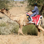 A man on a run, Mithi, Thar, Sindh, January 1, 2013