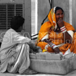 A woman selling in street, Badin, Sindh, March 30, 2012