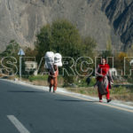 A young woman in market, Ali Abad, Hunza, Gilgit-Baltistan, November 5, 2016