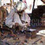 Black smith at work, Islamkot, Thar, Sindh, December 30, 2012