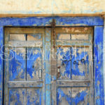 Blue door, Attock, Punjab, August 10, 2014
