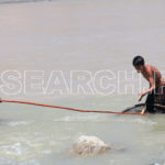 Boys fishing, Basha Valley, Gilgit-Baltistan, July 23, 2014