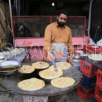 Paratha in breakfast, Lahore, Punjab, January 21, 2017