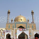 Shrine of Lal Shehbaz Qalandar built by Shah Tughluq in 1356, Sehvan Shareef, Sindh, December 29, 2014