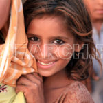 Smiling young girl, Cholistan, Bahawalpur, Punjab, October 19, 2013