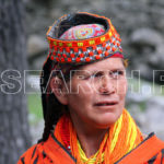 Traditional Kalashi Woman, Bamborit, Kalashi Valley, Chitral, KP, May 24, 2013