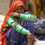 Woman washing clothes, Hala, Sindh, April 1, 2008